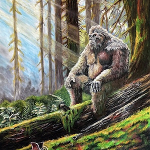Bigfoot at Rest, Art Print