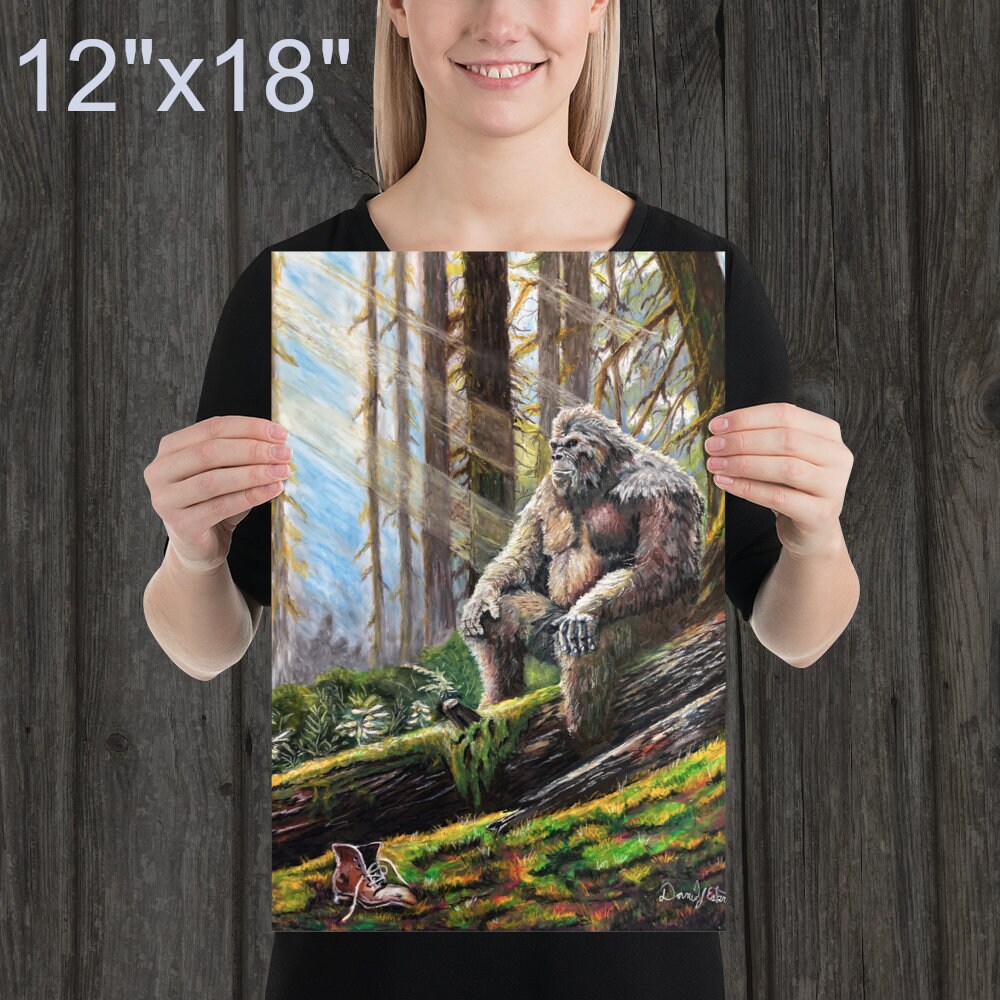 Bigfoot at Rest, Art Print - Etsy Canada