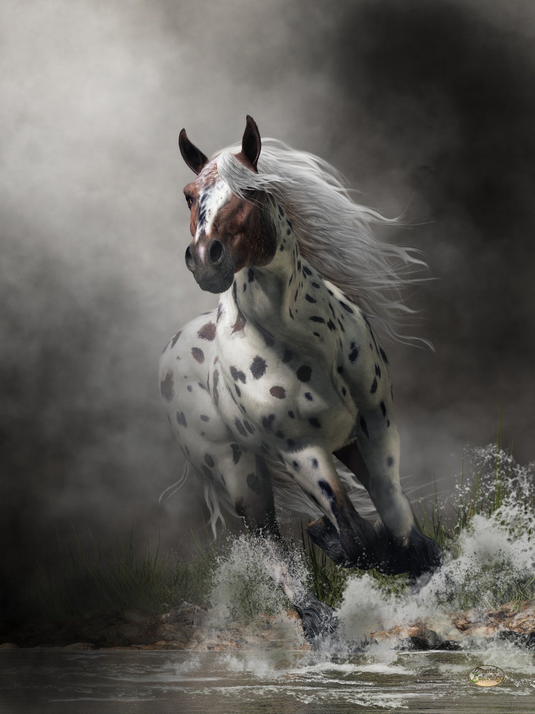 Appaloosa Horse Themed Art Print Etsy appaloosa-horse-themed-art-print-etsy