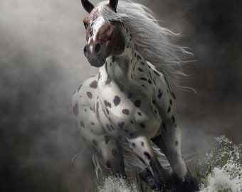 Appaloosa, Pferdemotiv Kunstdruck