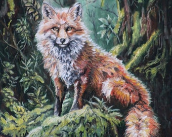 Fox in the Forest - Print - Wildlife Wall Art