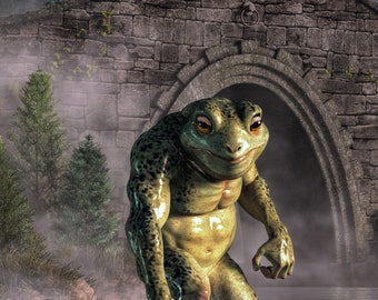 The Loveland Frog, Download, Downloadable Art, JPG, Print at Home Cryptid Poster