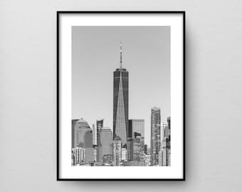 One World Trade Center Poster Wall Art Print Home Decor New York City Architecture Print Gift Travel Poster | mv-1wtc-gp1mg1-vps