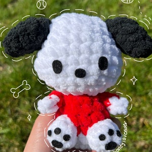 Padrão de crochê de cachorrinho (SOMENTE padrão PDF digital)