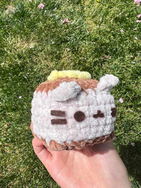 Pusheen Pancake Crochet Plushie Amigurumi Etsy