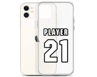 Custom iPhone Case, Jersey Name & Number Case, Gift for Him or Her, Gift for Athlete or Sports Fan