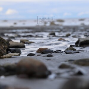 Arte murale/tela/puzzle/cartolina/fotografia/download digitale/stampa istantanea/mare/costa/spiaggia/ciottoli/Alaska
