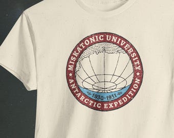 Miskatonic Antarctic Expedition Shirt - Lovecraft Mountains of Madness Tee