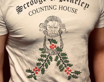Scrooge & Marley Christmas Shirt - Christmas Carol Charles Dickens  Arthur Rackham Holiday Tee