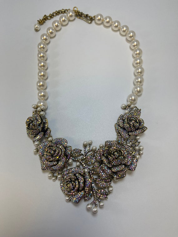 Heidi Dause Necklace J'Adore Pave Necklace White … - image 7
