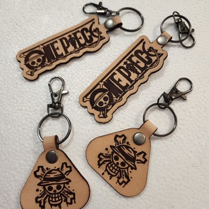 Leather One Piece Keychain