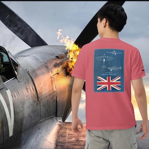 Supermarine Spitfire T-Shirt (Heavyweight and 100% Cotton)