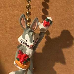 Bugs Bunny Looney Tunes Fan Pull / Light Pull New in Color Box New Old Stock 1998 image 2