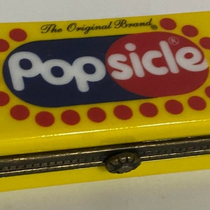 Popsicle Porcelain Hinged Box Midwest of Cannon Falls  PHB No Trinket  Box E