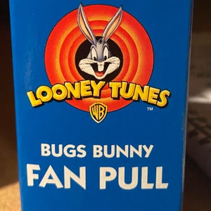 Bugs Bunny Looney Tunes Fan Pull / Light Pull New in Color Box New Old Stock 1998 image 1