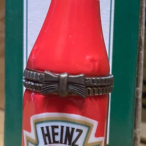 Midwest PHB Porcelain Hinged Box Heinz Ketchup Bottle New in Etsy