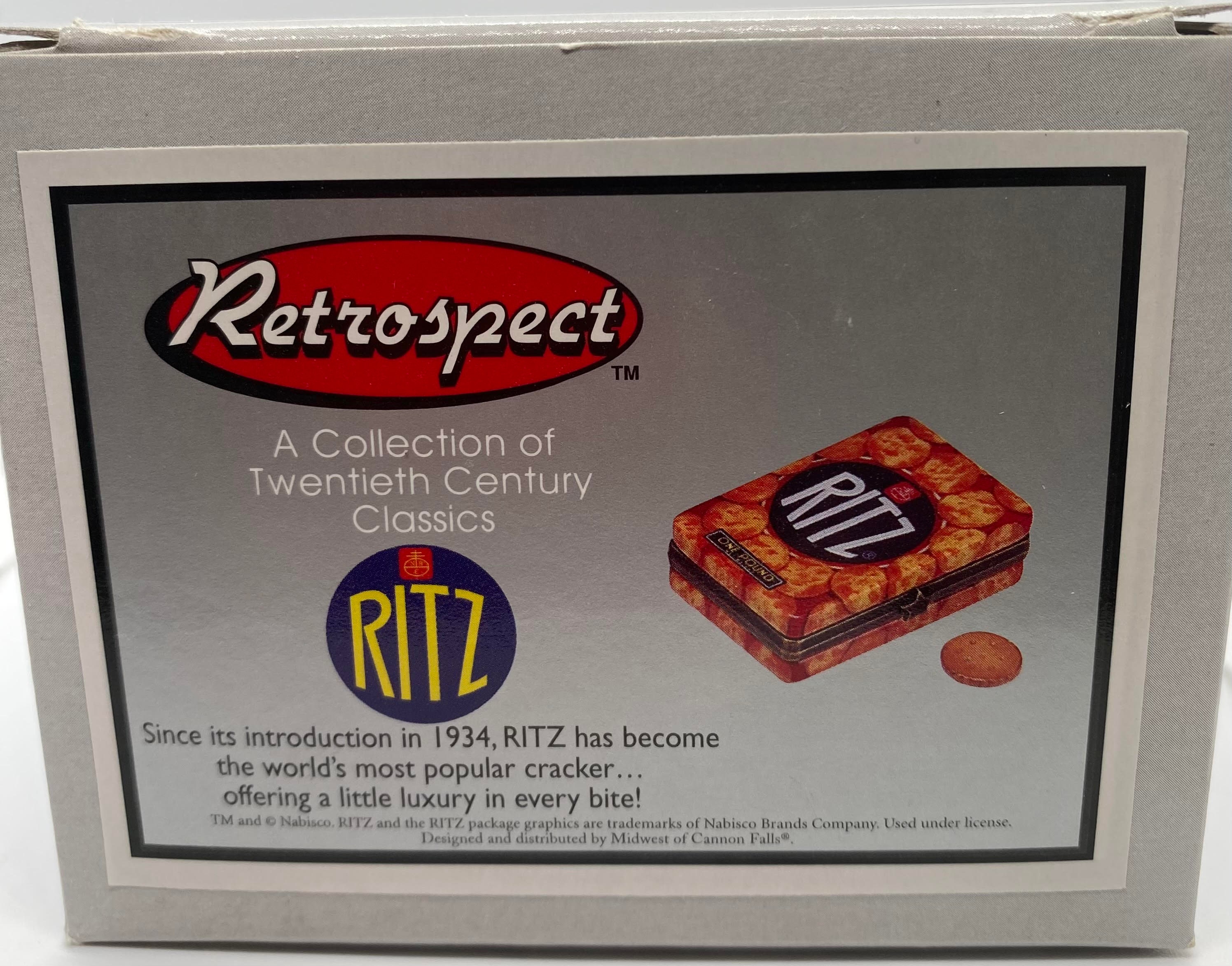 Ritz Cracker With Cracker Trinket Porcelain Hinged Box