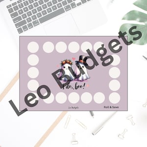 A5 &quot;I do, Boo!&quot; Roll & Save savings challenge I Digital Download