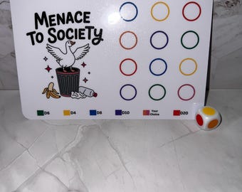 PHYSICAL I Color Roll & Save A5 challenge with colored dot dice I Mystery Savings