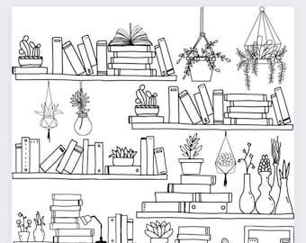 Reading Tracker Coloring Page! - Etsy