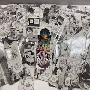 Manga book page bookmarks
