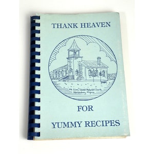 Vintage Spiral Cookbook 1989 Mt Sinai United Methodist Church Harrisonburg, VA