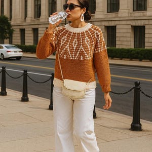 Handmade Crochet Cotton Summer Sweater: Beach Cover-Up
