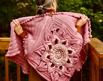 Handmade Crochet Shawl – One-of-a-Kind Artisan Wrap
