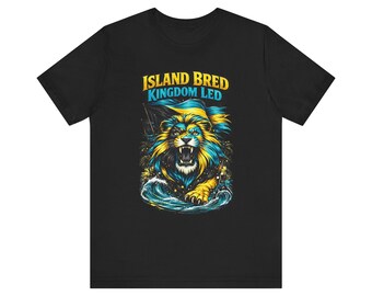 Camiseta unisex "Island Bred Kingdom Led Bahamian Lion Faith"