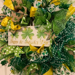 St Patricks Day Wreath