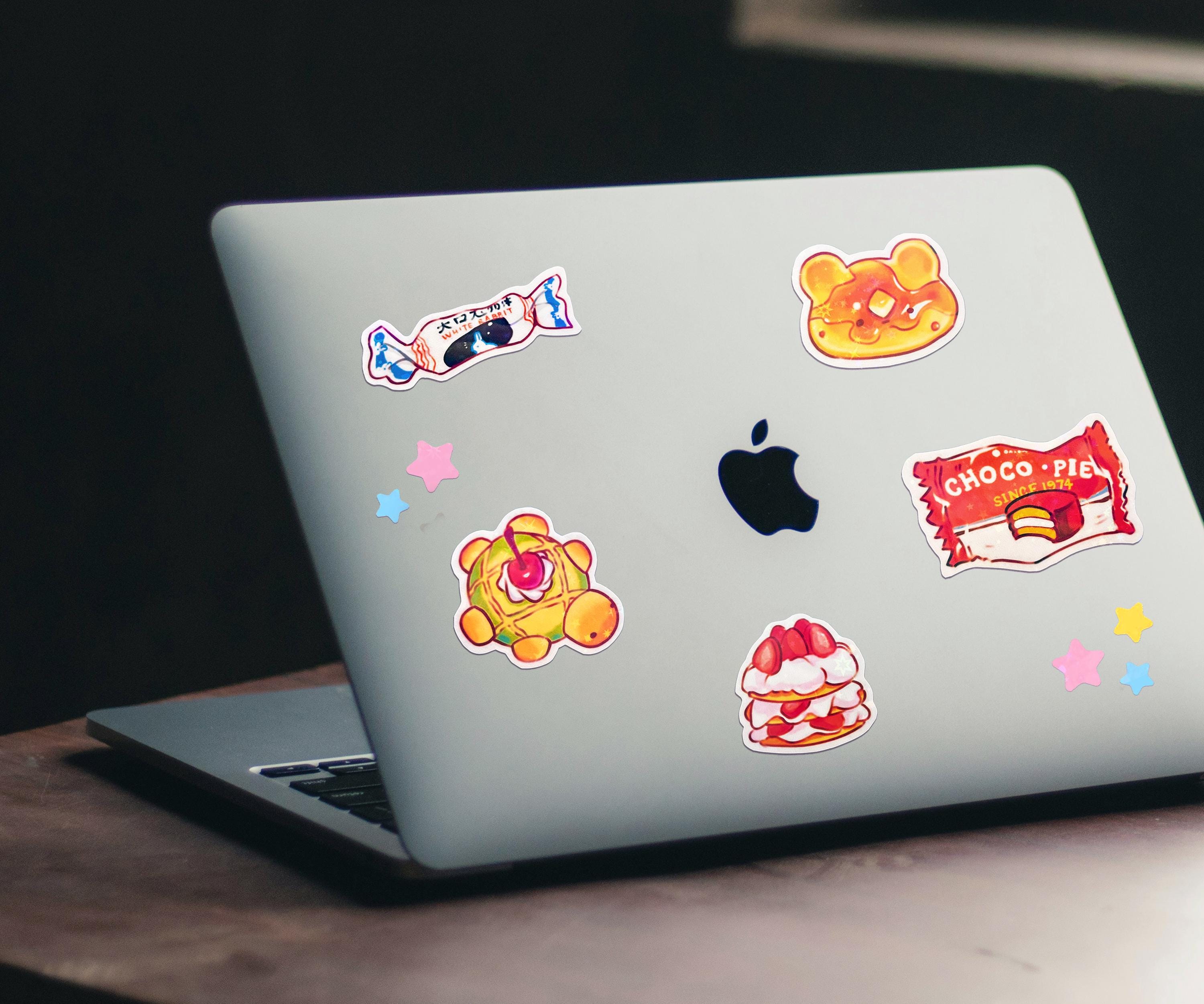 Kawaii Strawberry Shortcake Sticker | Holographic Waterproof Vinyl ...