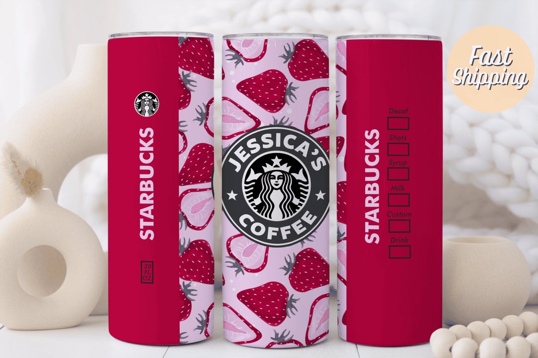 Personalized Starbucks Tumbler With Straw and Lid, Personalized