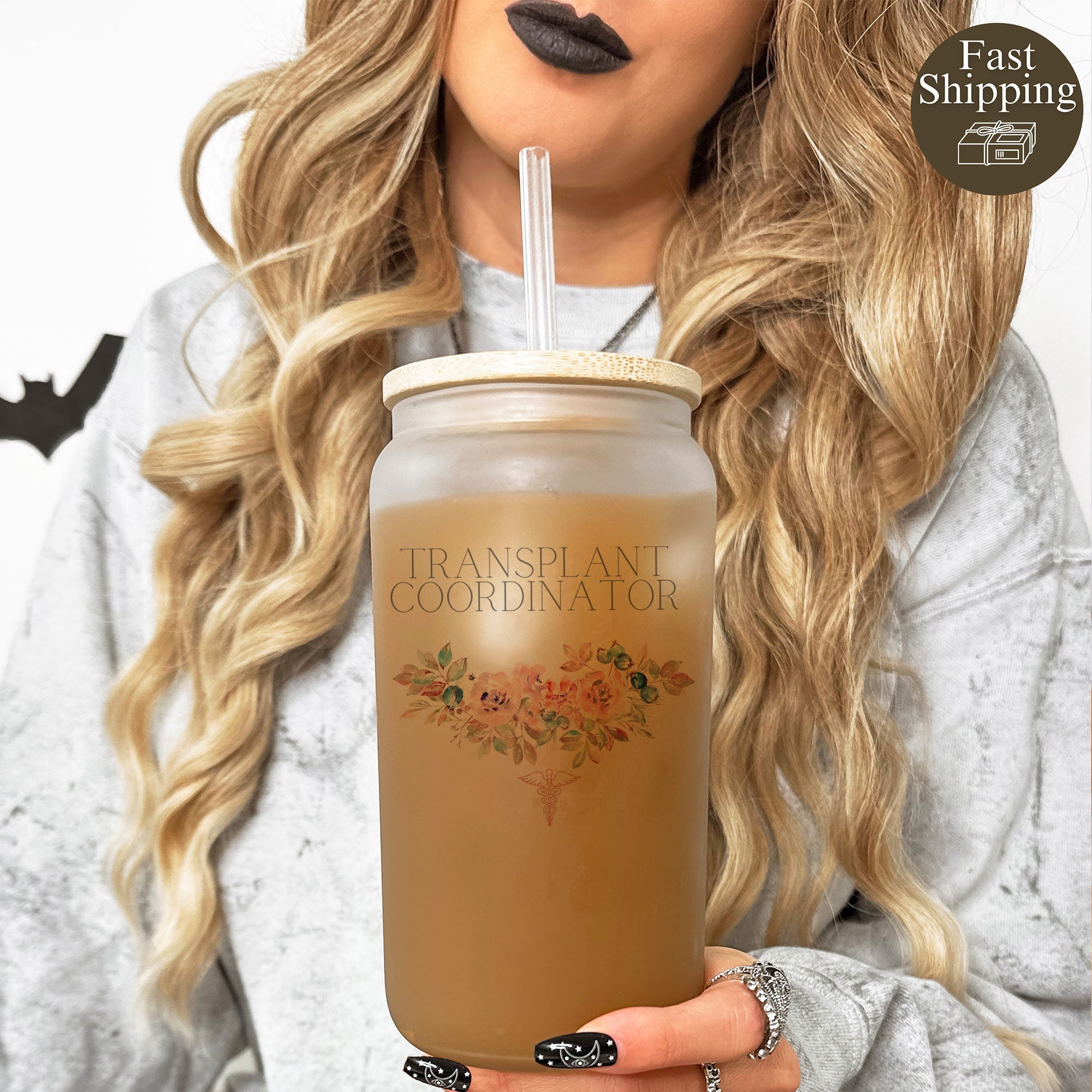 25oz MOM DAILY Libbey Glass Can With Bamboo Lid And Straw Sublimation Glass  Cup Mother's Day Gift Iced Coffee Drink ware - AliExpress