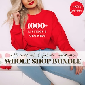 WHOLE Shop Mockup Bundle, Lifetime Access Entire Shop Mega Bundle, Christmas Holiday Mocks, Pet, Bridal, Bachelorette, Farming Niche Mockups