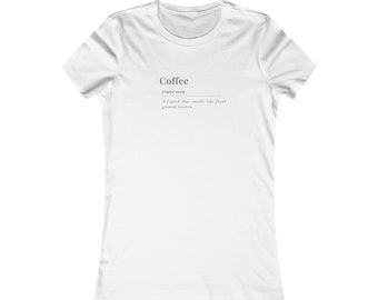 Coffee Definition Tshirt