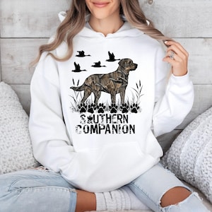 Southern Companion Png, Hunting Dog, Camouflage Png, Camo Dog Png, Retro Hunt Png, Camo Duck Hunting Shirt Png, Hunting Sublimation Design