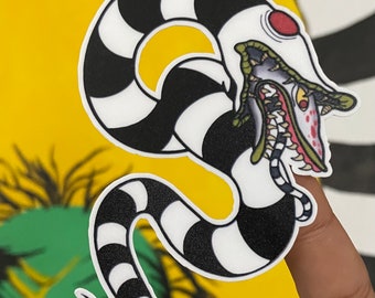 Beetlejuice Sand Worm sticker