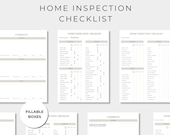 Home Inspection Checklist, Editable House Search Template, Property Search Form, Printable Checklist, Property Search Guide