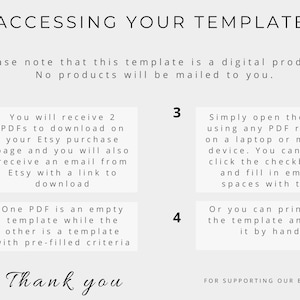 House Hunting Checklist, Editable Checklist, Property Search, Home Organisation Document, House Buying Planner image 8
