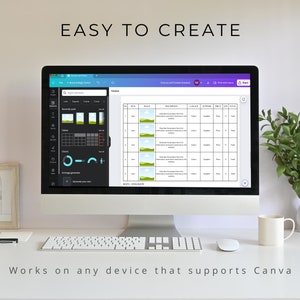 Easy to create, works on any device that supports Canva