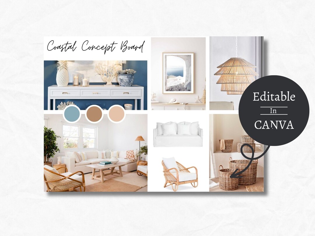 Mood Board Template Canva Template Interior Mood Board Concept Board Mood Board Template Canva Template Interior Mood Board Concept Board