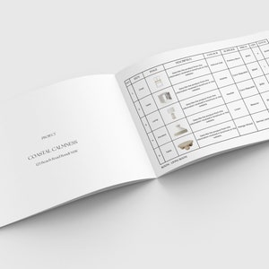 Finishes and Fixtures Schedule Template, FF&E Schedule, Canva Editable Template, Interior Design Mood Board, Hardware and Fixtures image 6