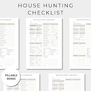 Checkliste für die Haussuche, bearbeitbare Checkliste, Vorlage für die Haussuche, Checkliste für den Hauskauf, Checkliste für den Hauskäufer, druckbare Checkliste