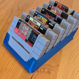 SNES Game Cartridge Anti Dust Storage Display Holder