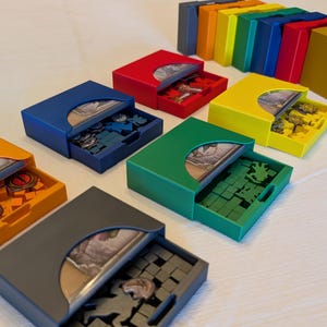 Clank! Player Boxes for pieces and starter decks