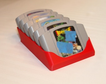N64 Game Cartridge Anti Dust Storage Display Holder V2