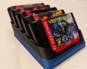 SEGA Genesis Game Cartridge Anti Dust Storage Display Holder