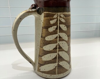 Miller Pottery stamped hand-made pottery pitcher by Dan Miller - Can be used as a vase too. No Disclosures.