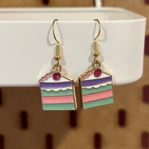 Cherry on top Cake Earrings