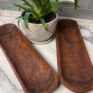 Handmade Dough Bowl Baguette 20”L